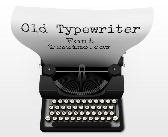 Free Old Typewriter Font